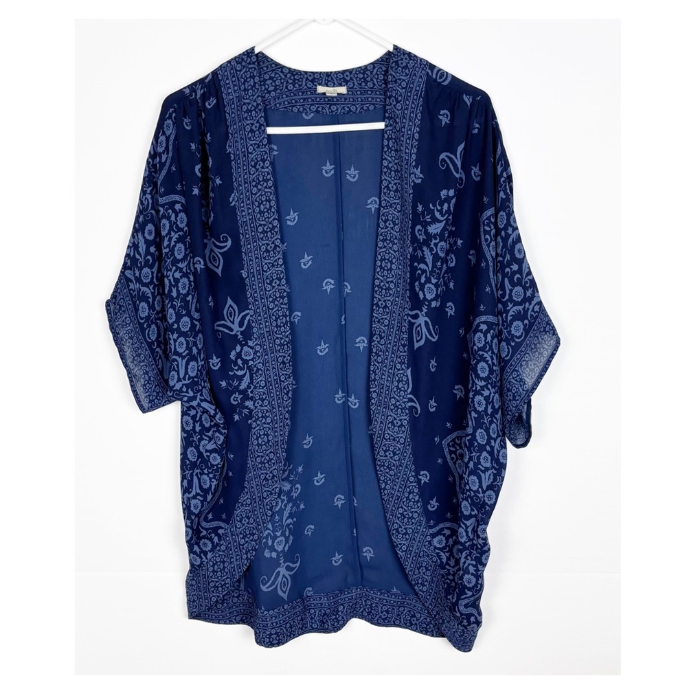 Urban Outfitters Ecote Kimono Open Front Blue Size Medium Boho